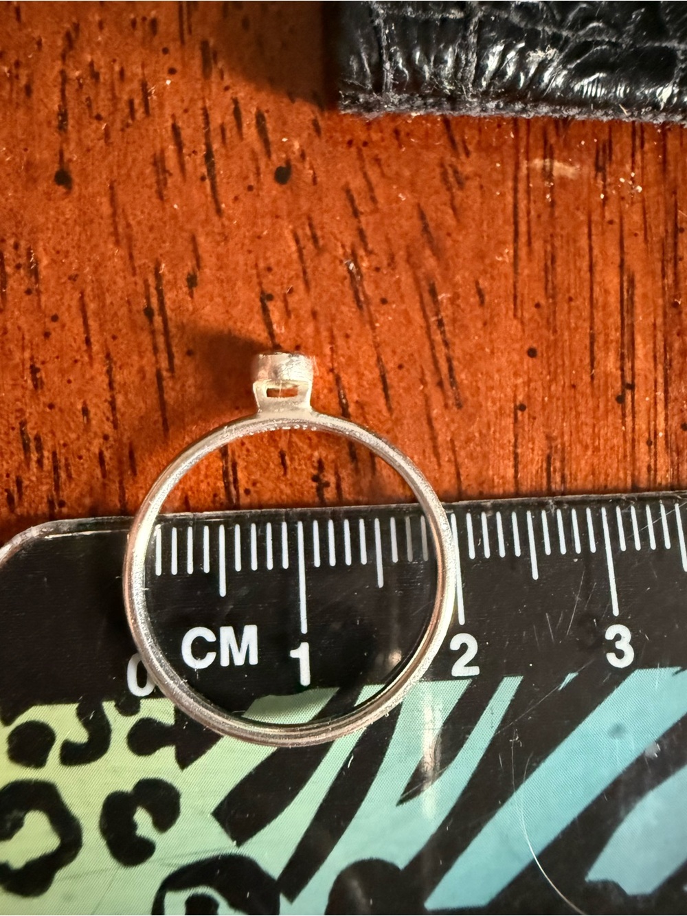 Silpada July Birthstone Sterling Silver Dainty Stackable Ring Size 8 - Picture 5 of 6